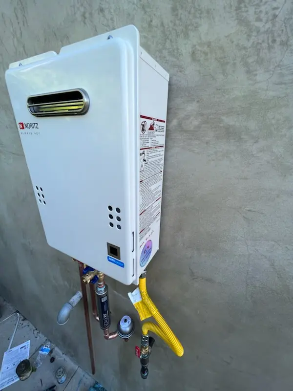 Tankless water heater installation for Hazlet homes